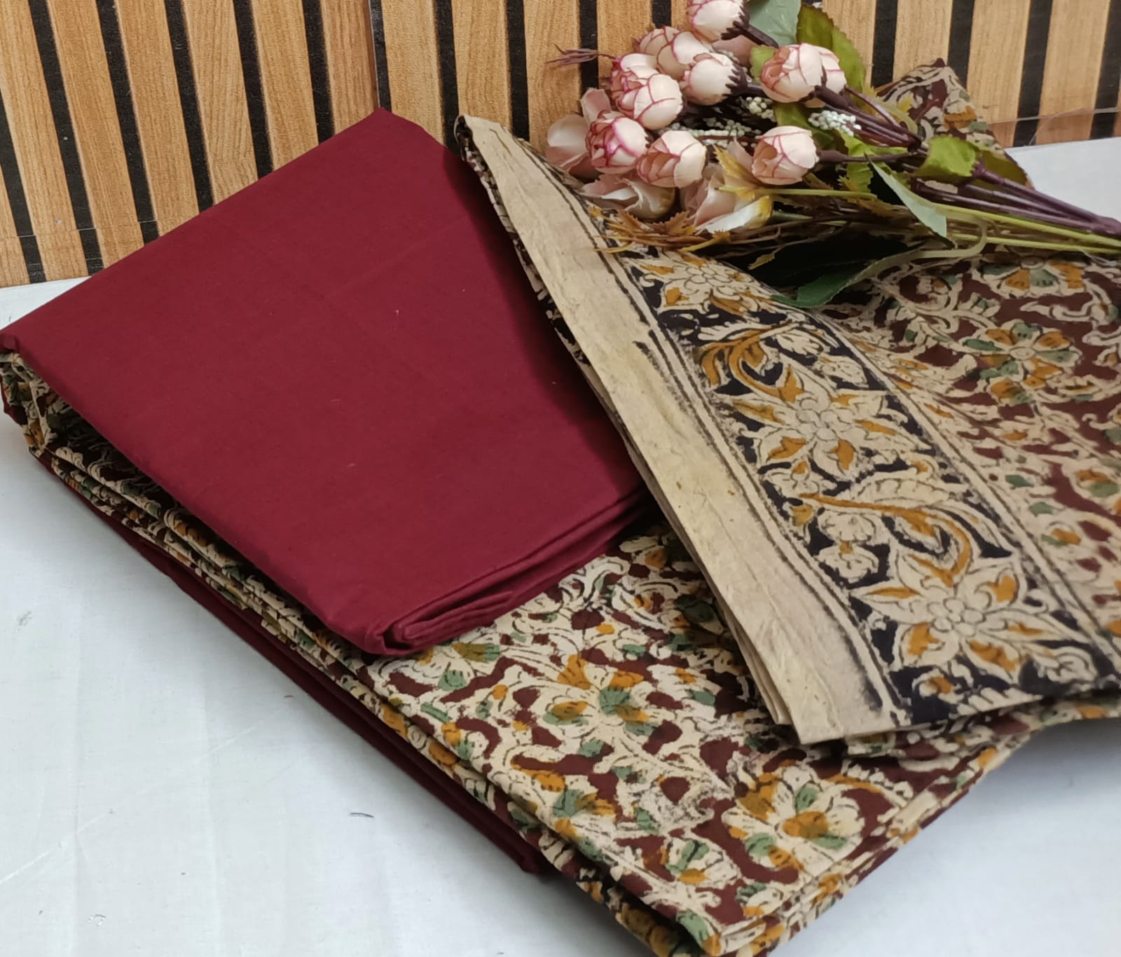 Kalamkari cotton suits