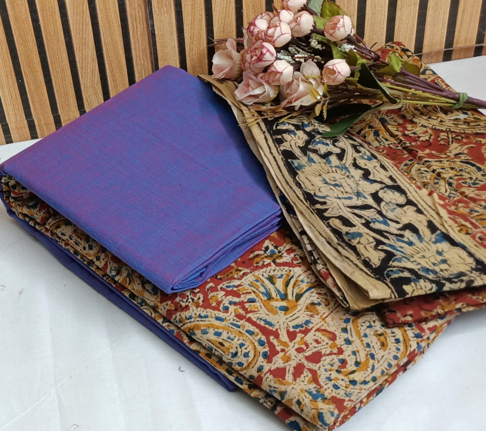 Kalamkari cotton suits