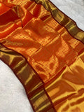 Beautiful Banarasi Semi Silk Saree with Running Blouse | GF0018