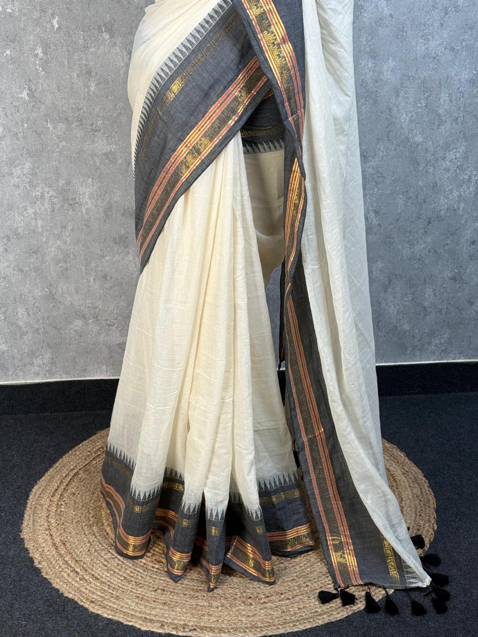 Premium mul cotton saree | Onam 2026 collection | HL0050