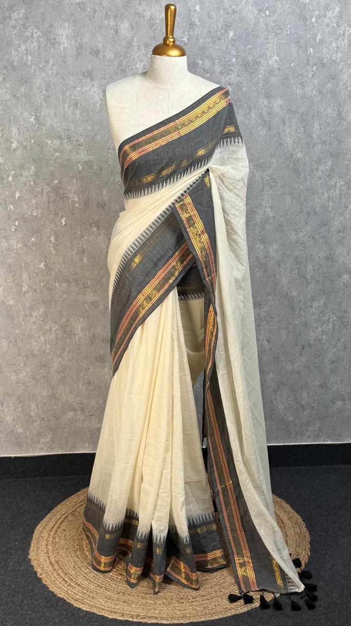 Premium mul cotton saree | Onam 2026 collection | HL0050