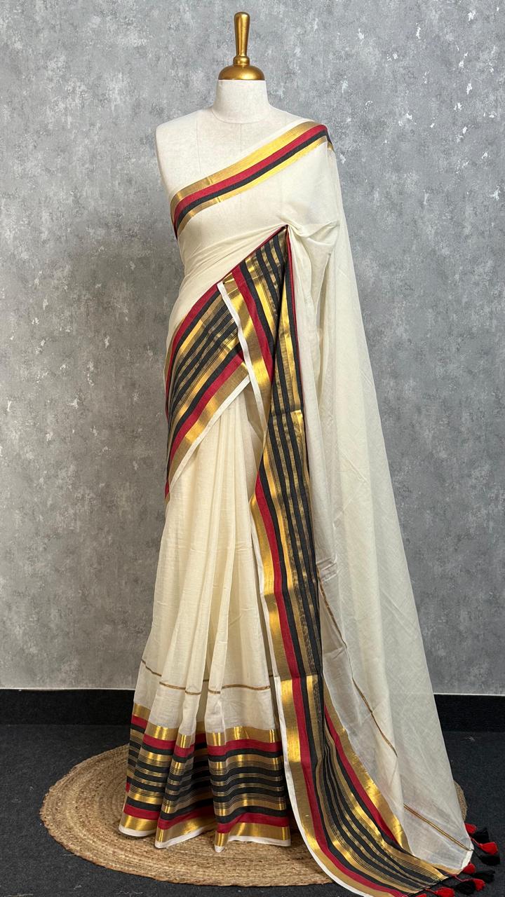 Premoum mul cotton saree