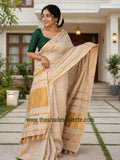 Premium crush linen tissue saree | BL0040