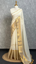 Mul cotton saree with beautiful border | SK0003
