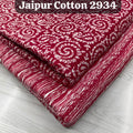 Pure cotton printed top & bottom material | 2.5 meters each | Jaipuri