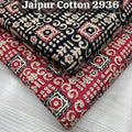 Pure cotton printed top & bottom material | 2.5 meters each | Jaipuri