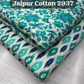 Pure cotton printed top & bottom material | 2.5 meters each | Jaipuri