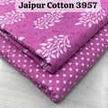 Pure cotton printed top & bottom material | 2.5 meters each | Jaipuri