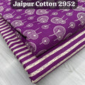 Pure cotton printed top & bottom material | 2.5 meters each | Jaipuri