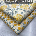 Pure cotton printed top & bottom material | 2.5 meters each | Jaipuri