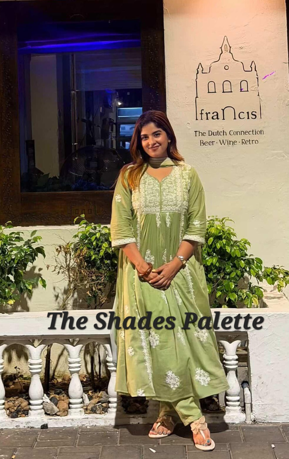 Aparna Thomas's favourite Mul Chanderi suit set