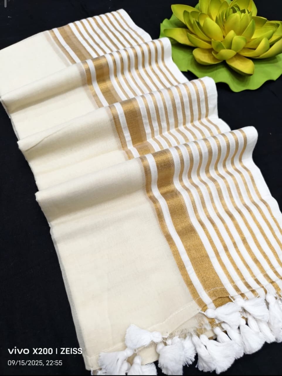 Premium mul cotton saree with blouse | US0001