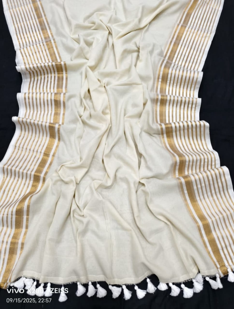 Premium mul cotton saree with blouse | US0001