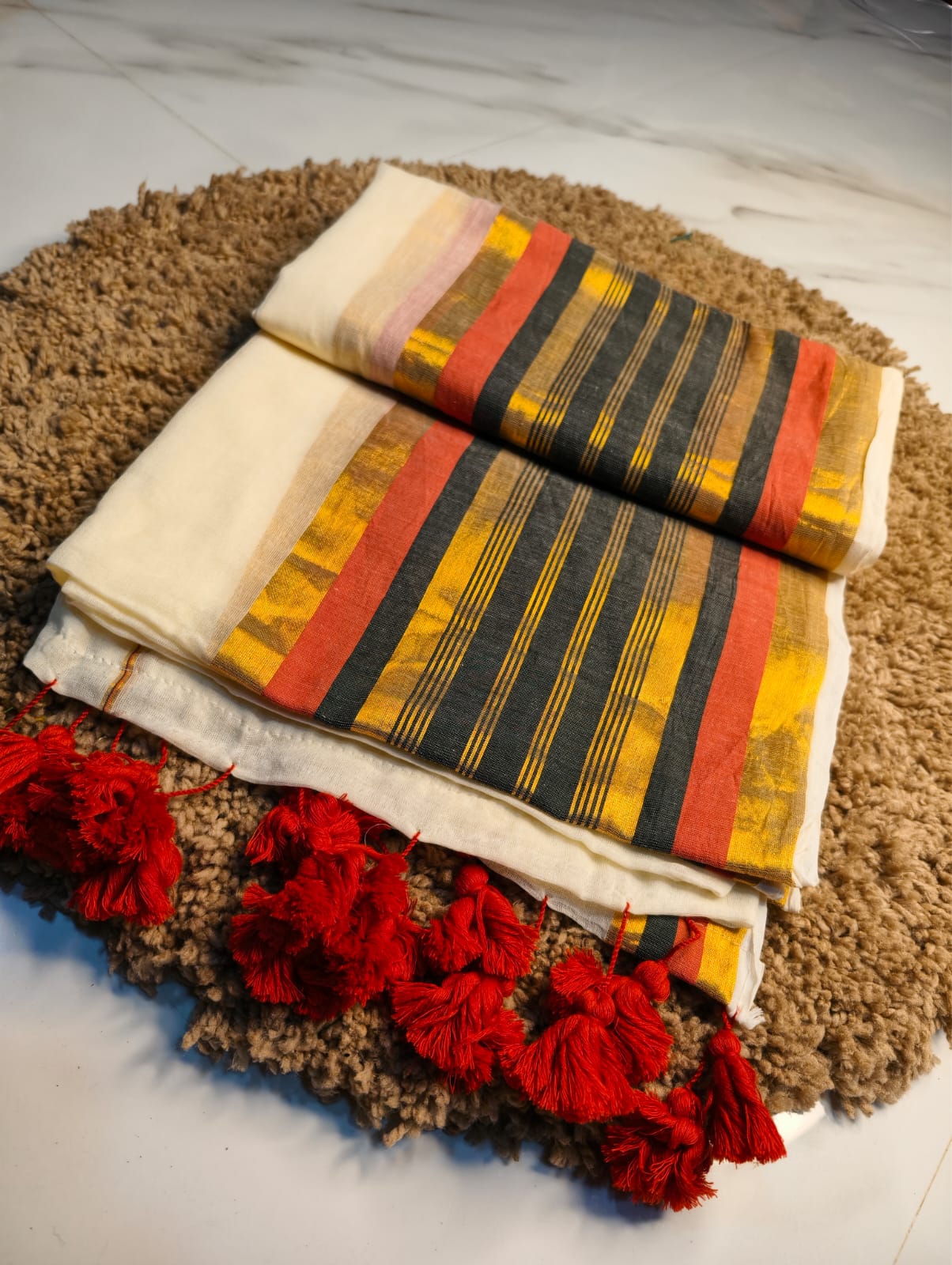 Premium 120 mul cotton saree