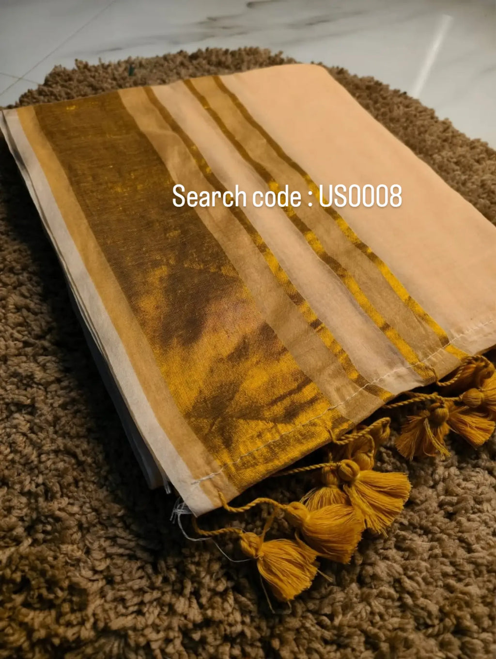 Premium 120 count mul cotton saree | US0008