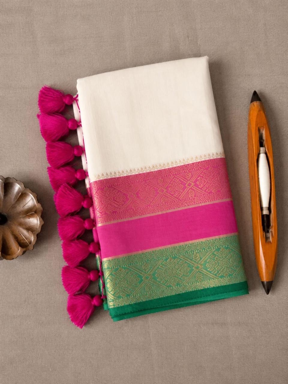 Premium mul cotton saree with blouse | HL0015