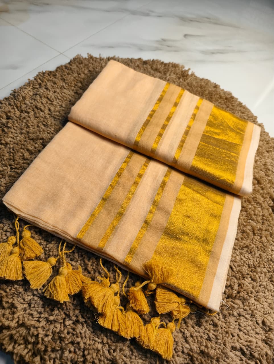 Premium 120 count mul cotton saree | US0008