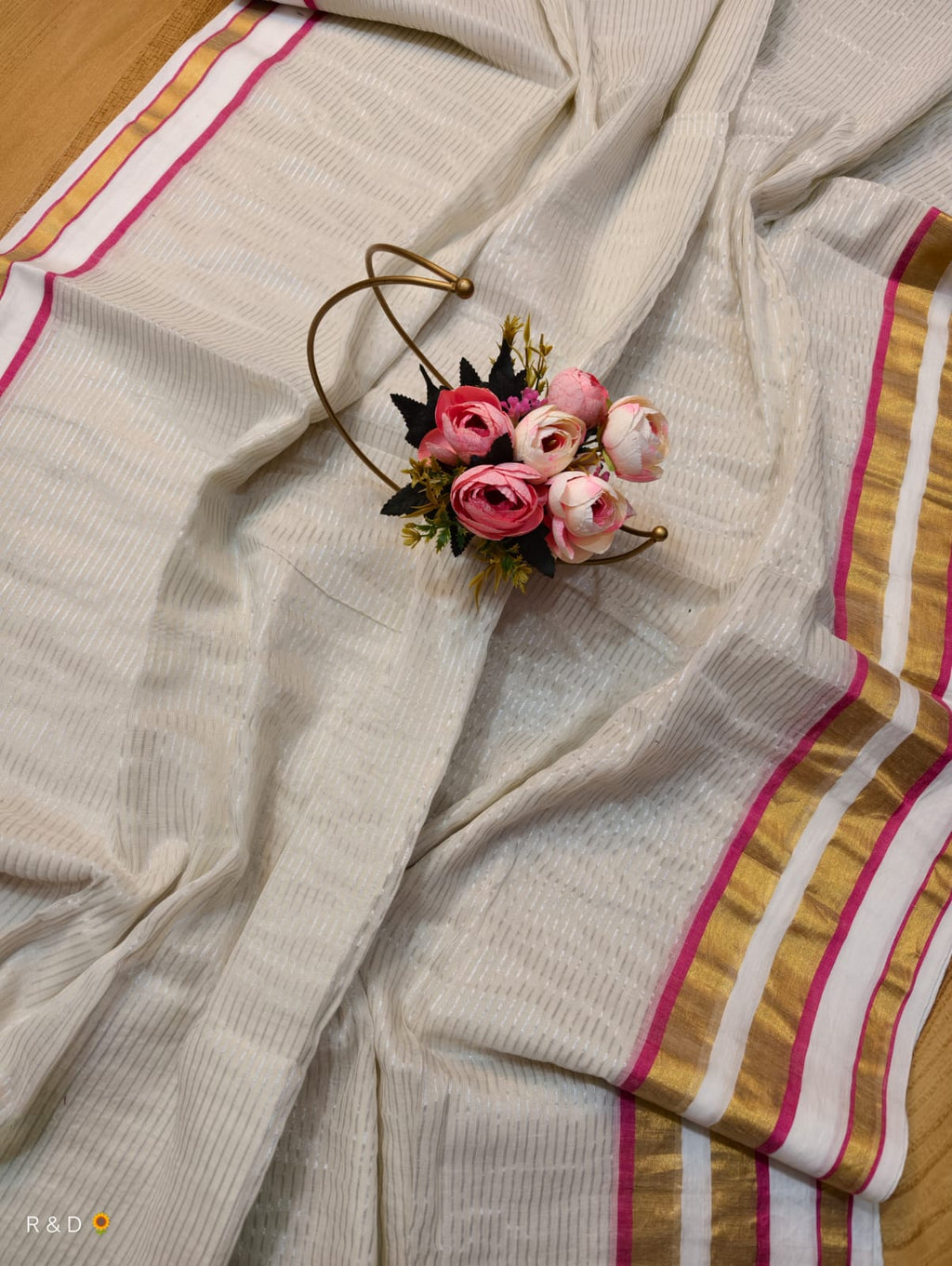 PREMIUM 120 COUNT MUL COTTON SAREE | US0020