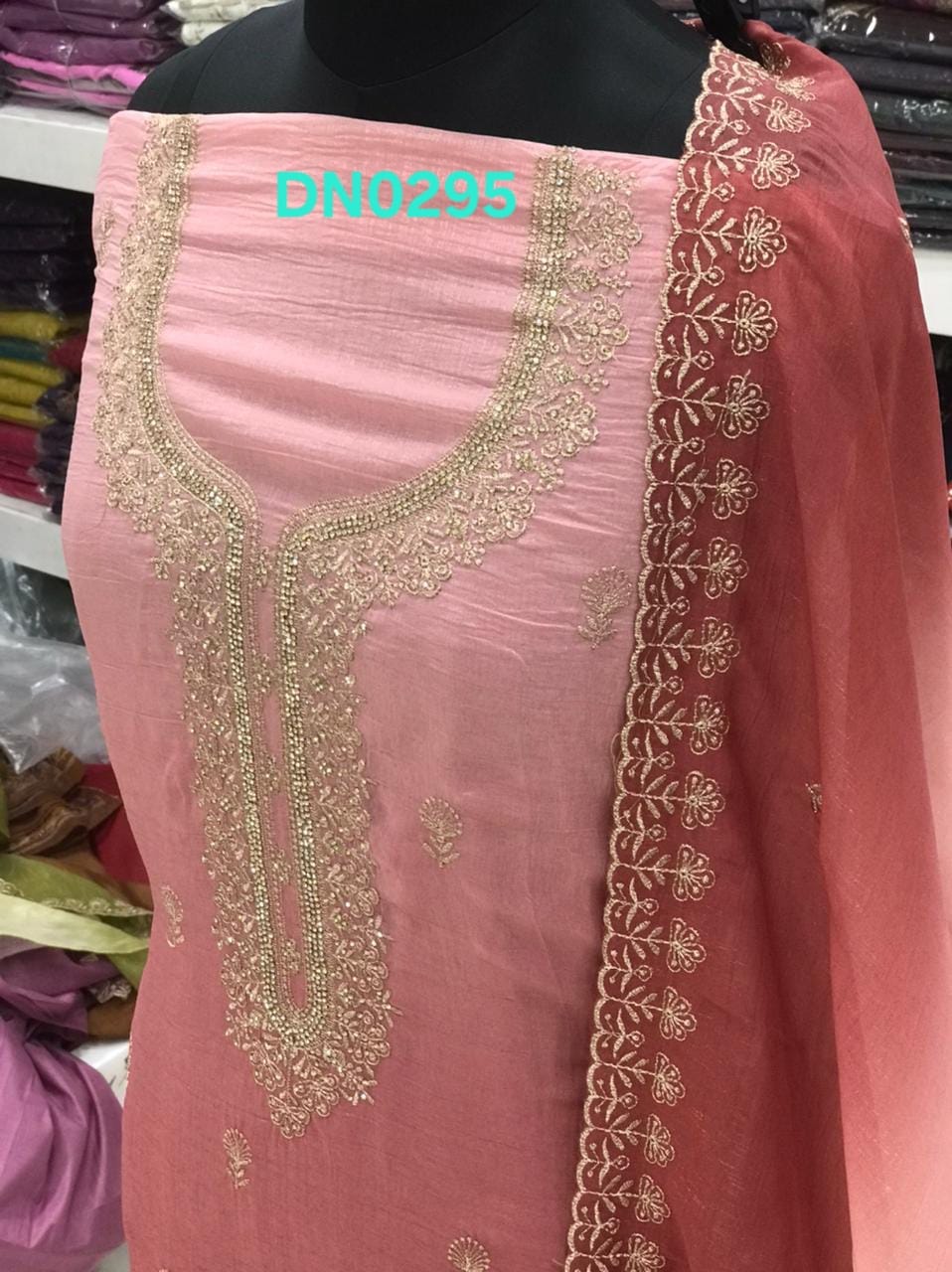 Party wear suit material | DN0295