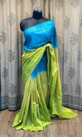 Elegant & classy semi katan silk double shaded saree | VH0001